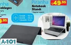 PİRANHA NOTEBOOK STANDI